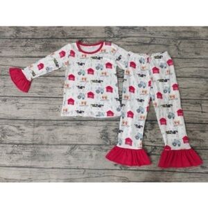 Girls Farm Pajamas